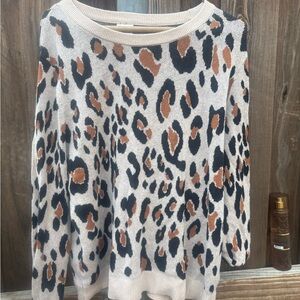 a new day Animal Print Women's Sweater